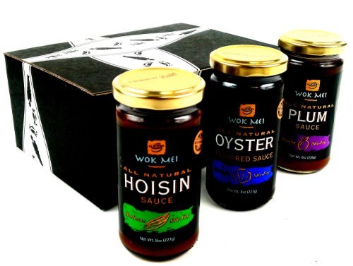 Wok Mei Gluten-Free Sauces - Oyster, Plum and Hoisin by Black Tie Mercantile