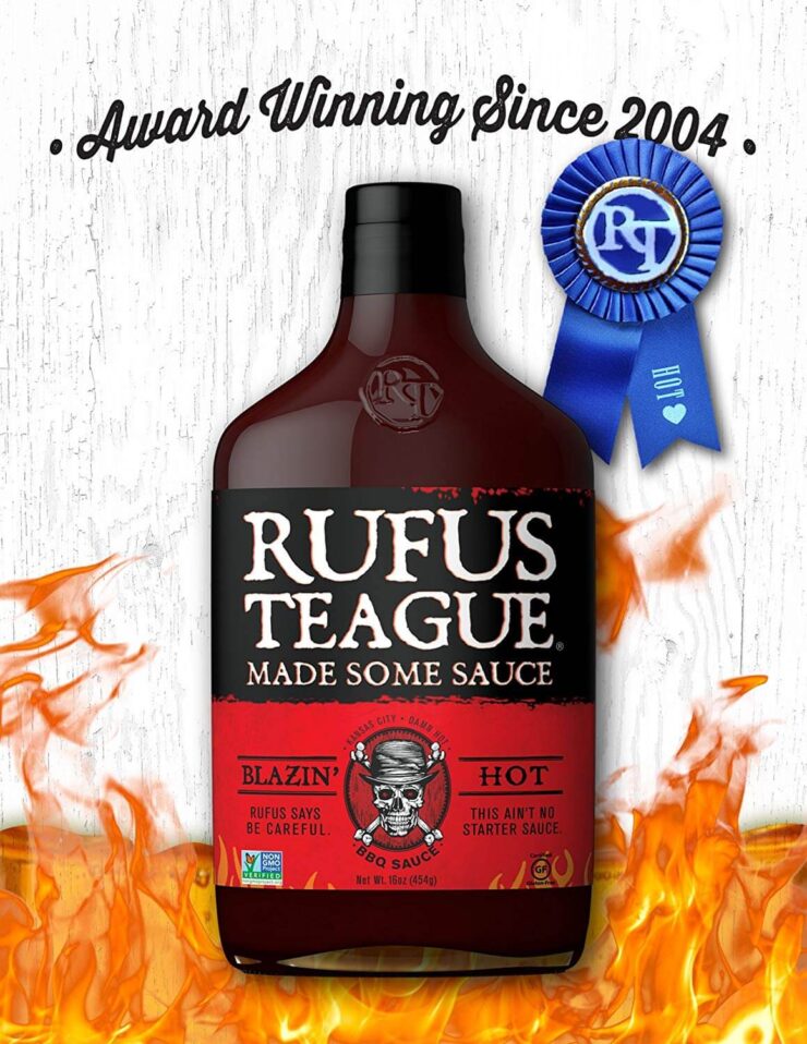 Rufus Teague Blazin’ Hot BBQ Sauce
