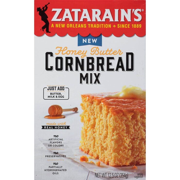 Zatarain’s Honey Butter Cornbread Mix