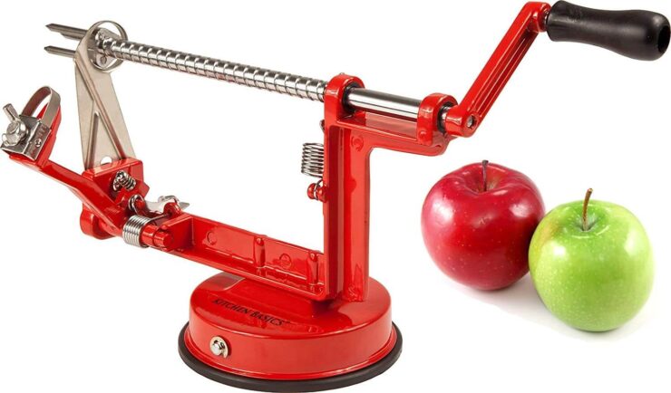 Kitchen Basics Professional Grade Heavy Duty Apple Peeler, Slicer & Corer