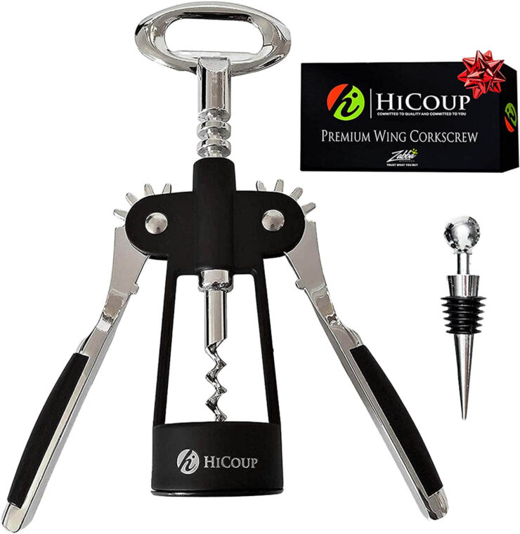 Wing Corkscrew Wine Opener by HiCoup