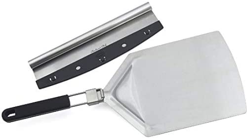 Checkered Chef Pizza Cutter And Pizza Peel Set