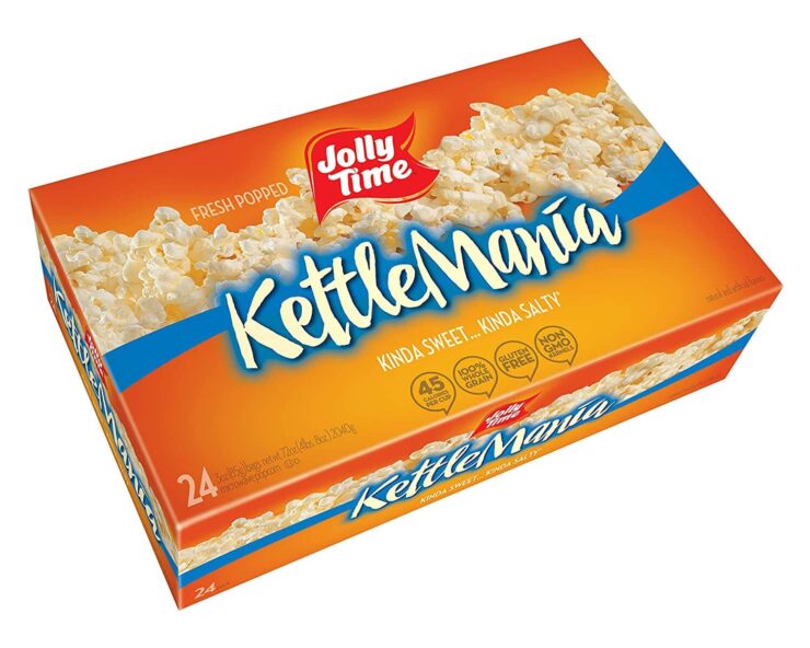 Jolly Time KettleMania, Sweet and Salty Gourmet Kettle Microwave Popcorn