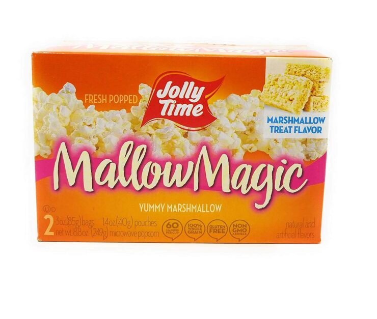 Jolly Time Mallow Magic Marshmallow Flavor Microwave Popcorn