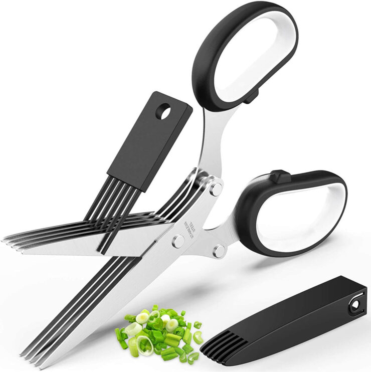 POROMI Updated 2022 Herb Scissors Set
