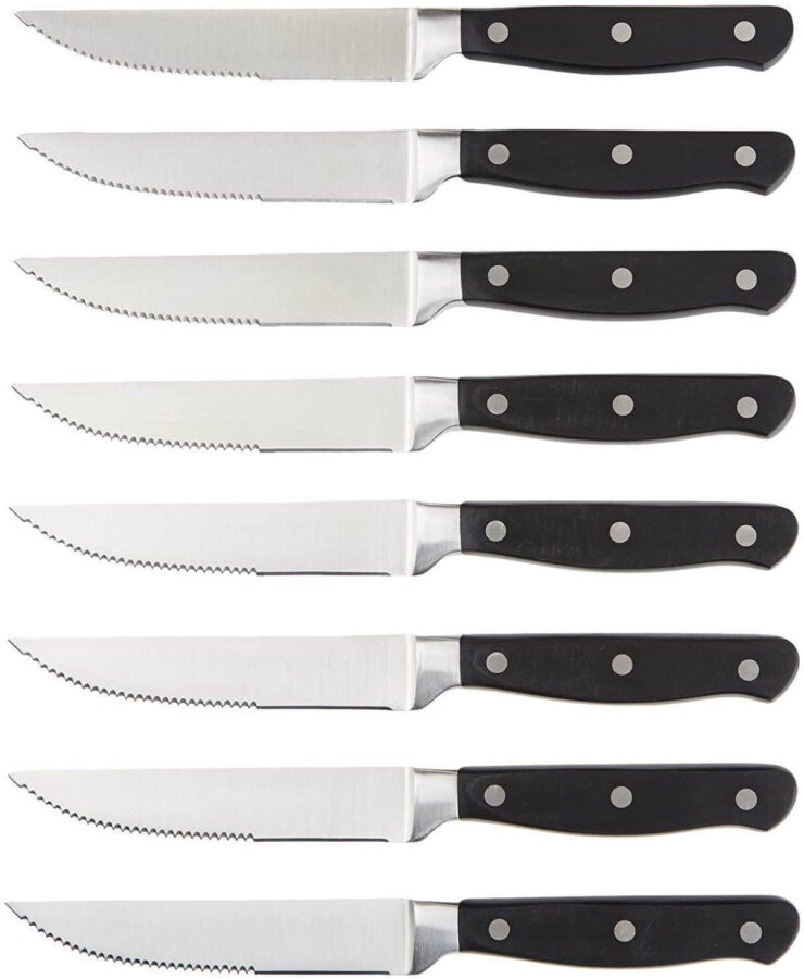 Amazon Basics Premium Steak Knife Set