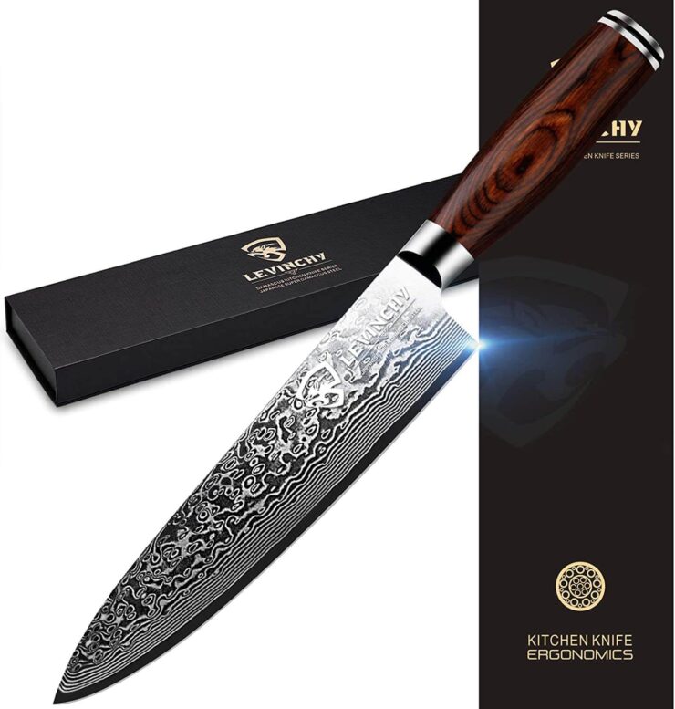 LEVINCHY Damascus Chefs Knife